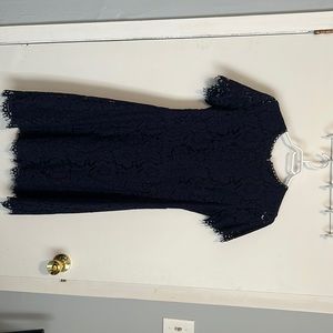Navy blue lace dress